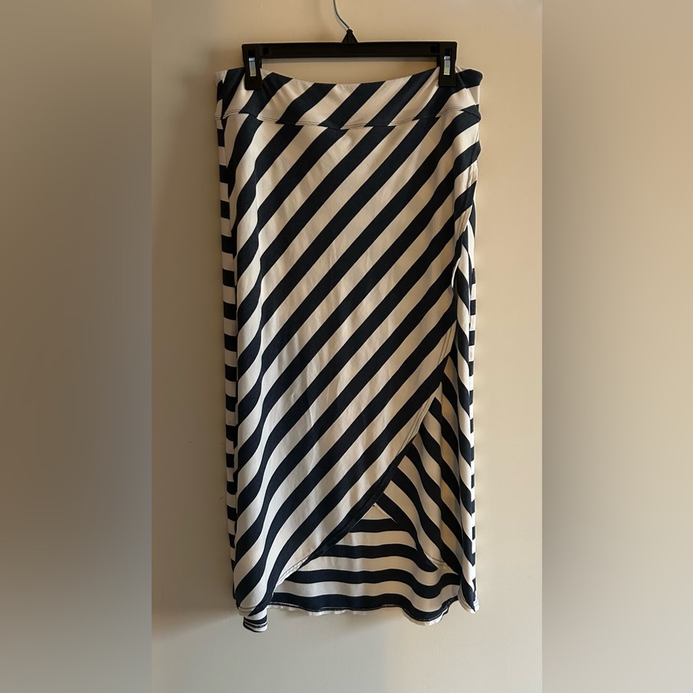 ATHLETA Striped Midi Skirt